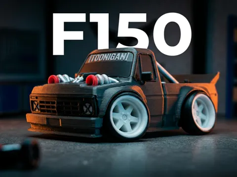 Letrero o emblema decorativo: [TOONIGAN] F150 Toonitruck — referencia de MakerWorld