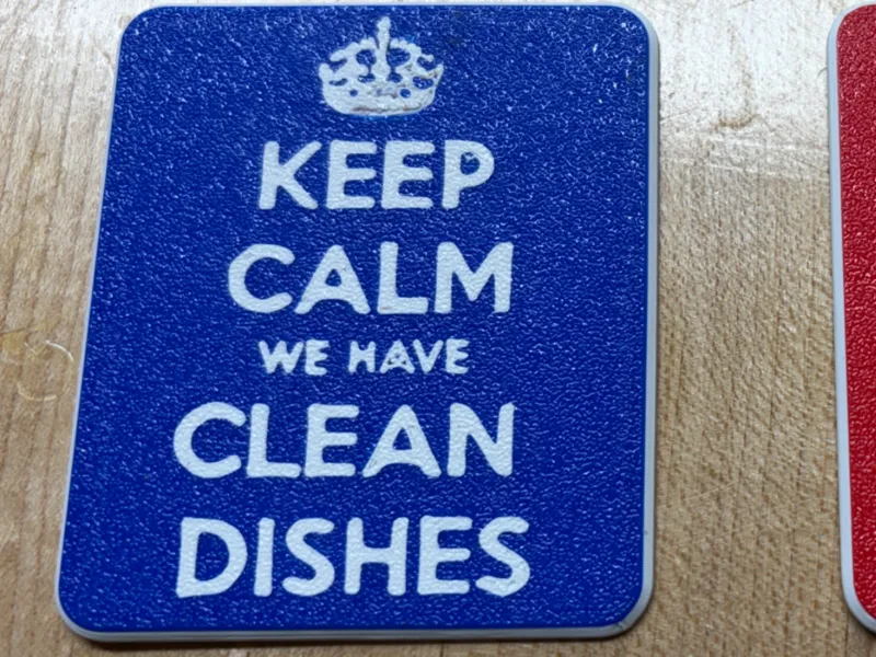 Dishwasher Clean/Dirty Tag