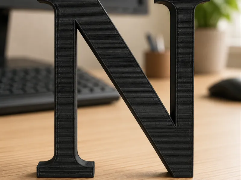 großes N serif