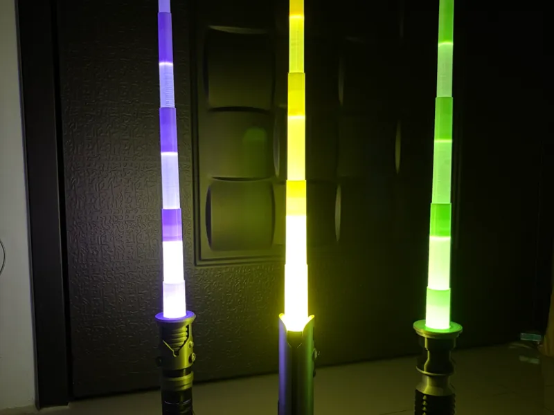 暴力伸縮光劍刃(Collapsible Sword TPU64D)＆光源適配器(Adaptor) 