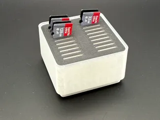 Gridfinity Bin 1x1 – MicroSD Holder