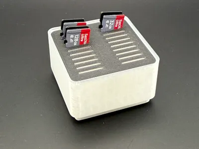 Gridfinity Bin 1x1 – MicroSD Holder