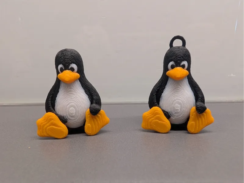 Tux Pinguin Schlüsselanhänger