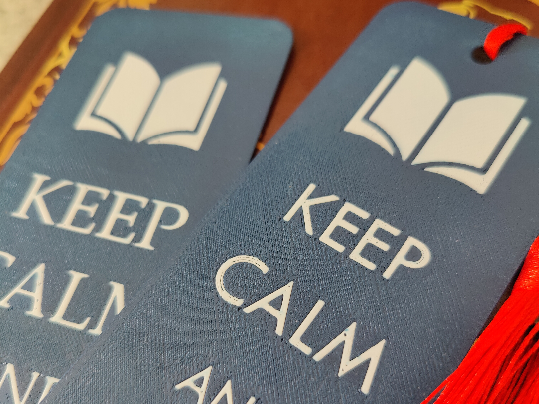 Bookmark – Keep calm and read on