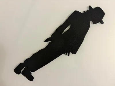 Michael Jackson silhouette decoration new design