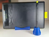 Fuzzy on stylus holder, 0.2mm layer, 2 walls, 15% infill