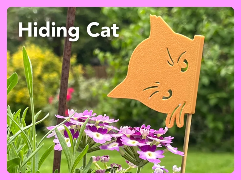 Hiding Cat – Feline Magic for Your Plants!