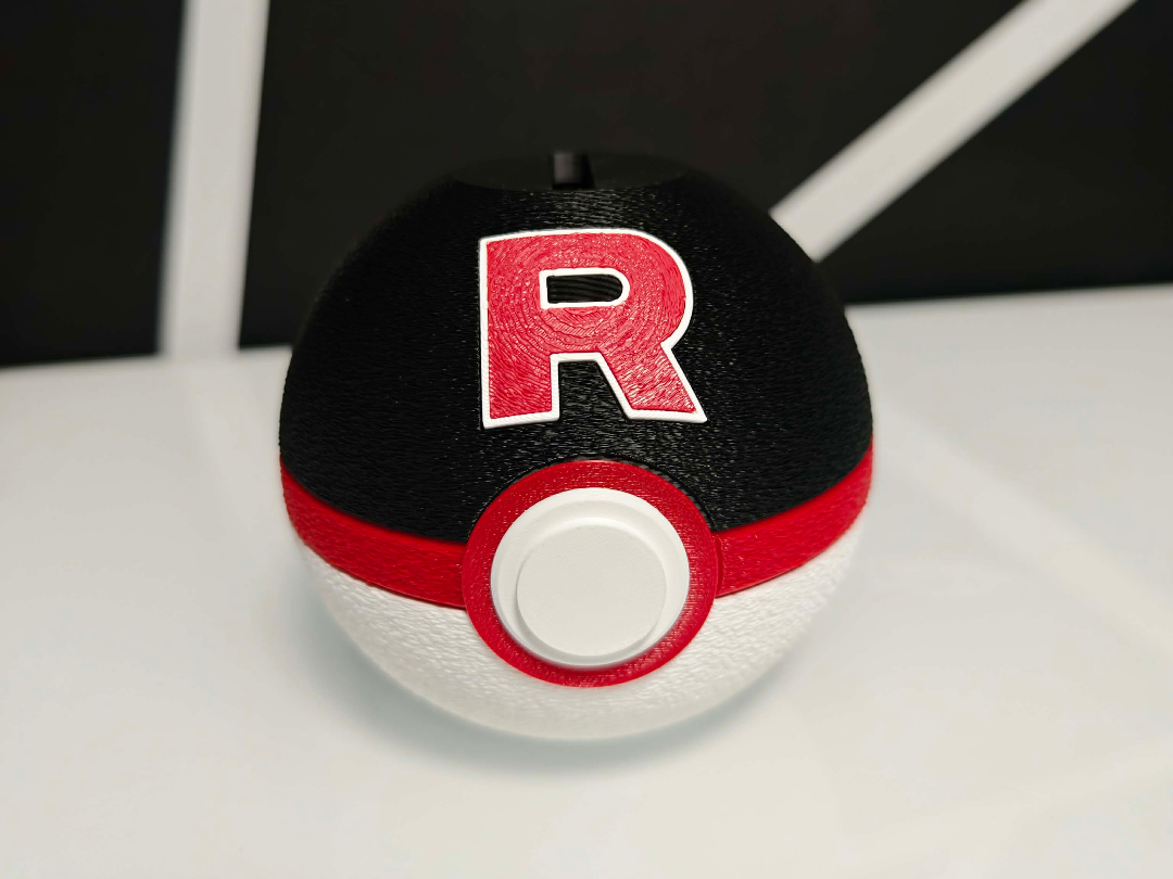 Pokeball Team R Piggy Bank Money Saving Box