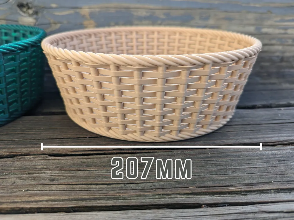 Large Woven Bowl by JamesThePrinter MakerWorld