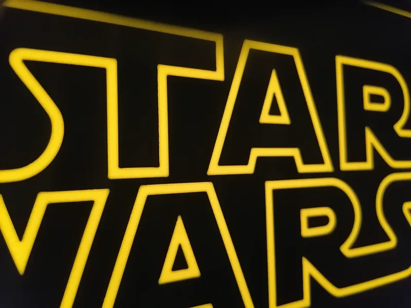 Star Wars Lightbox Lampe Logo