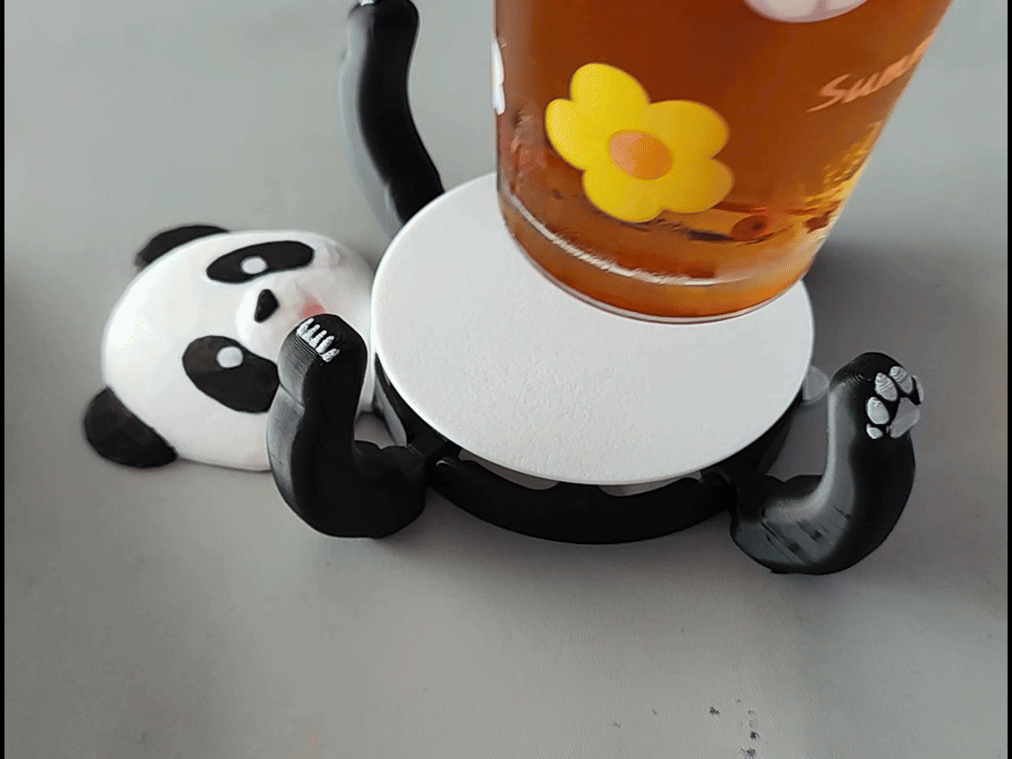 熊猫杯托-护杯使者