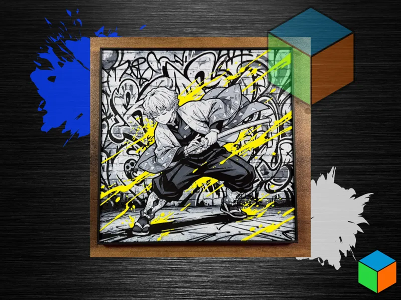 Zenitsu Agatsuma — HueForge Art | Demon Slayer