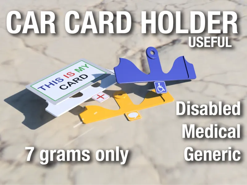 A useful Car-Card-Holder