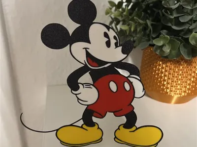Mickey Mouse Flatwork with Stand