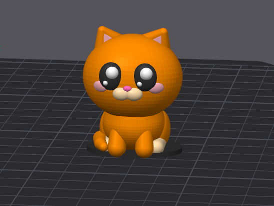 Tiny Chibi Cat | No-Support & Multi-Color