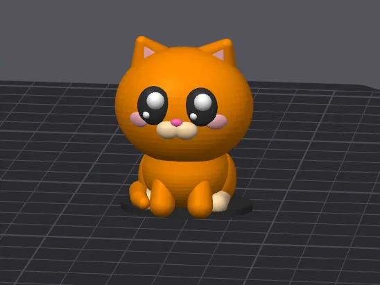 Tiny Chibi Cat | No-Support & Multi-Color