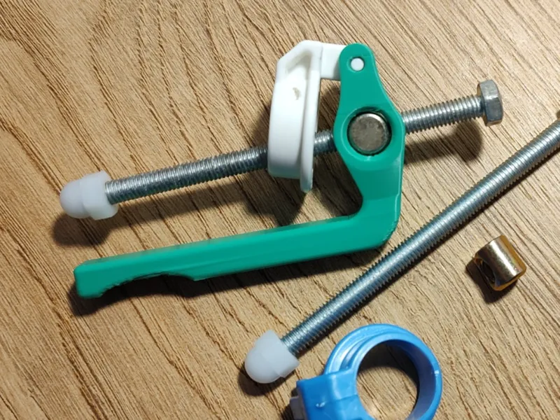 Replacement lever for flux syringe plunger