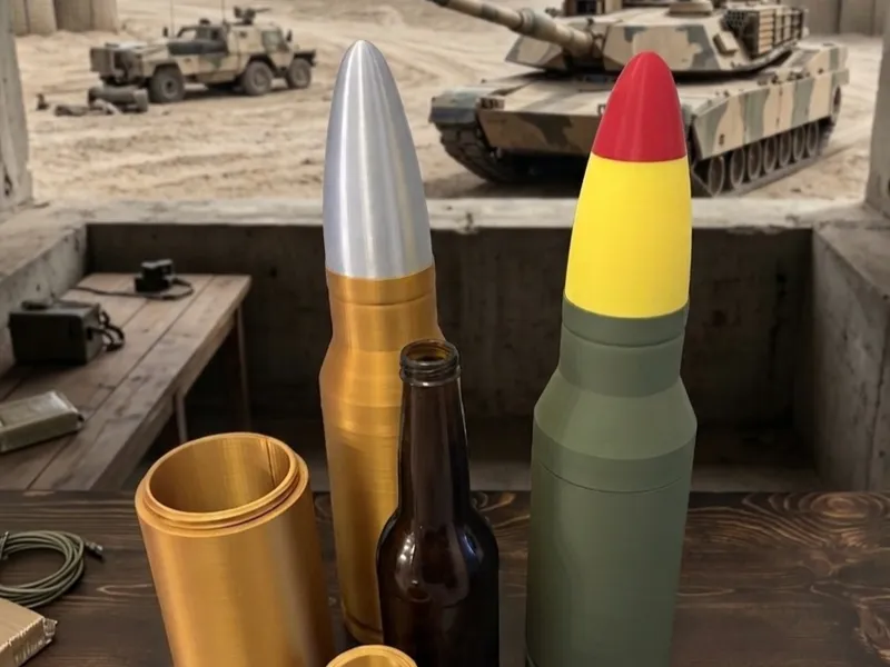 "THE BUSHWACKER" 25MM SHELL 12OZ BOTTLE KOOZIE