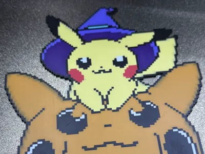 Pixel Witch Pikachu