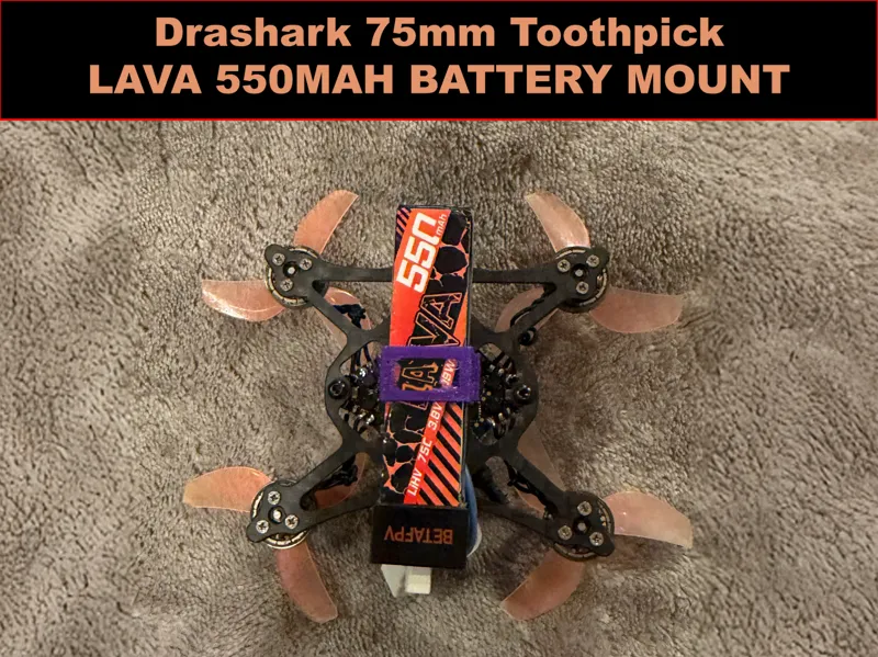 Drashark 75mm 550MAH Battery Mount