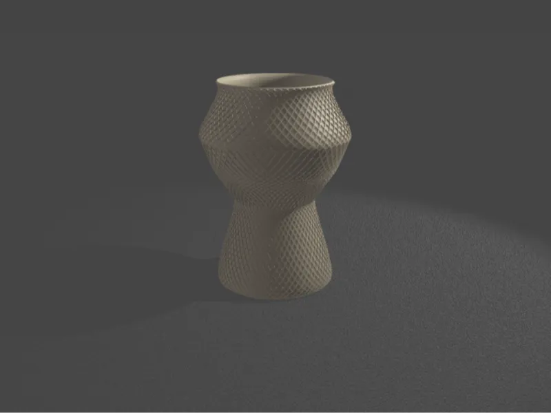 Jarrón minimalista grande