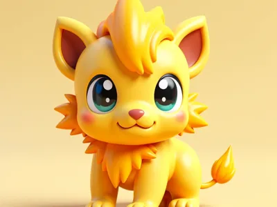 cute lion