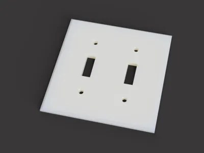 Double Light Switch Cover