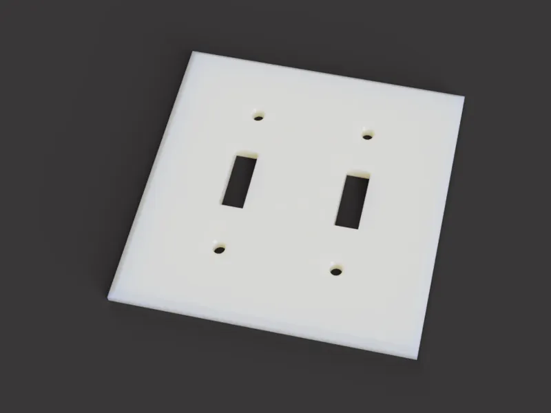 Double Light Switch Cover