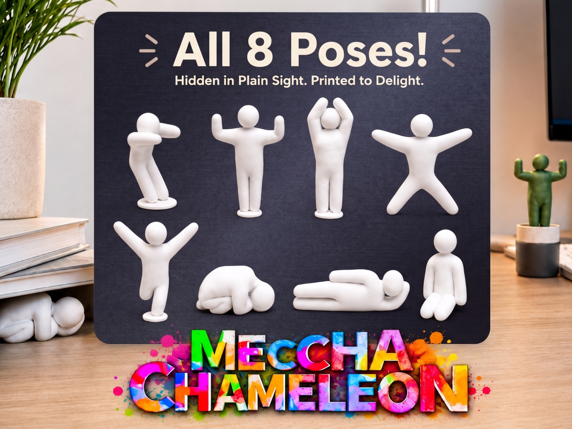 Meccha Chameleon Game Character (All Poses!) 
