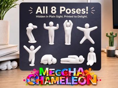 Meccha Chameleon Game Character (All Poses!) 