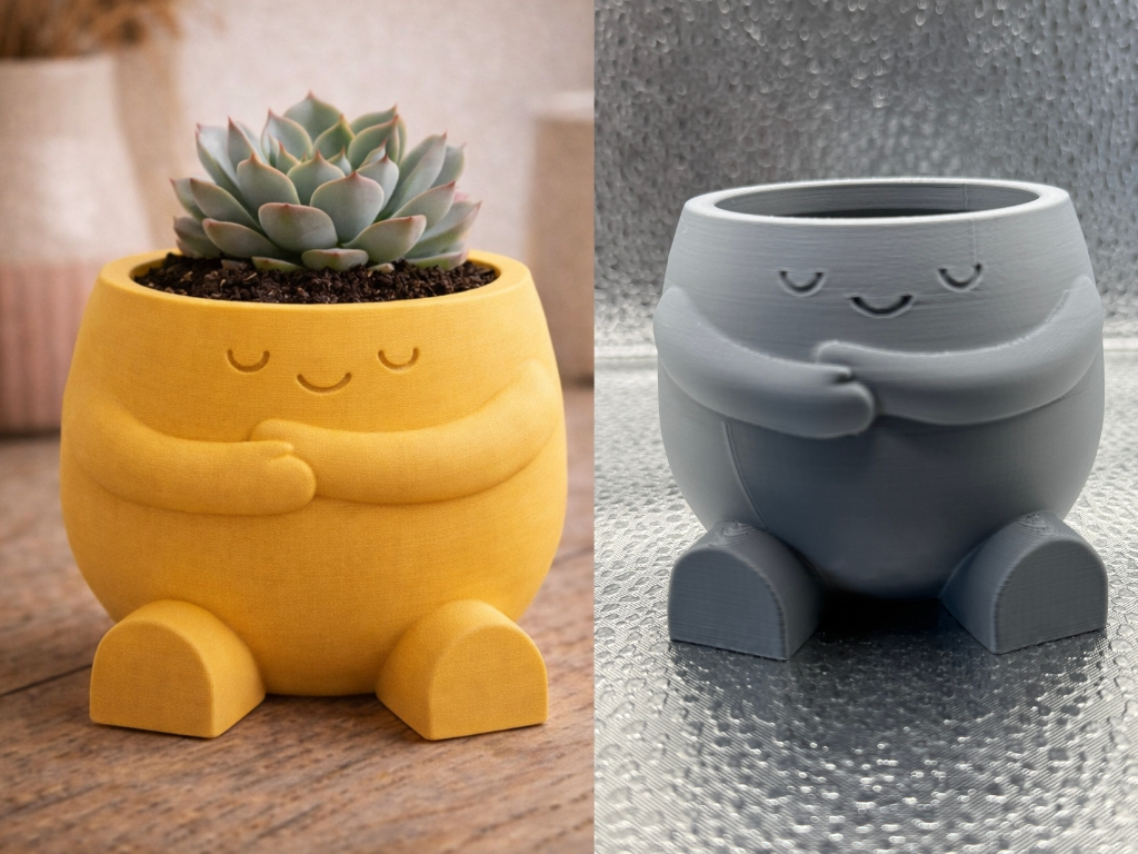Cute Hugging Planter Pot Cozy Kawaii Home Decor