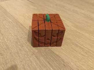 Halloween Pumpkin Pixel Fidget
