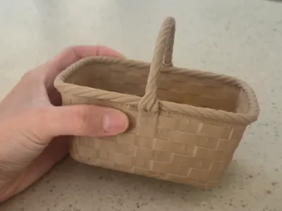 Cute little basket for Easter/ storage/ home decor