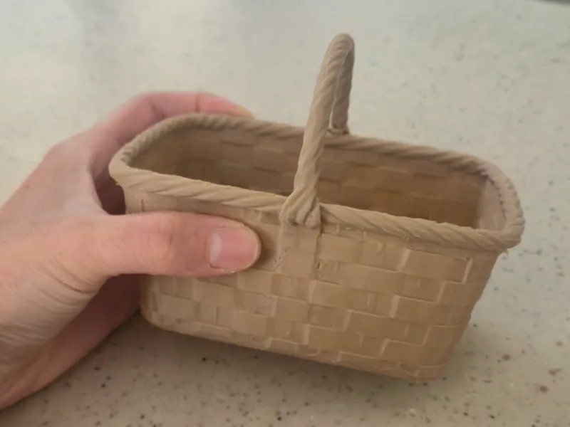 Cute little basket for Easter/ storage/ home decor