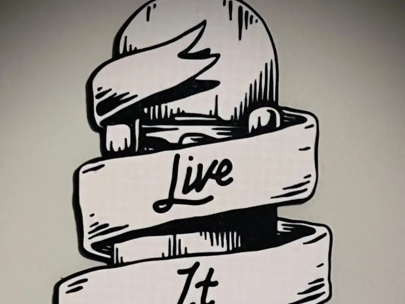 WallArtSkateLiveItUp