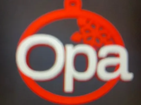 Opa kerstbal