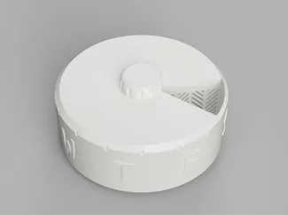 Jumbo Weekly Pill Box with Desiccant Chamber