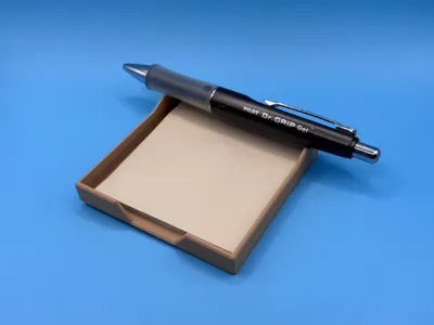 post it and pen holder