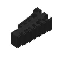 less material tightly packed 