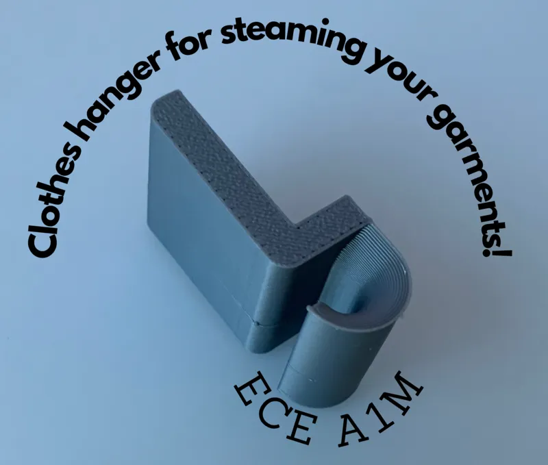 Clothes hanger for steaming your garments
