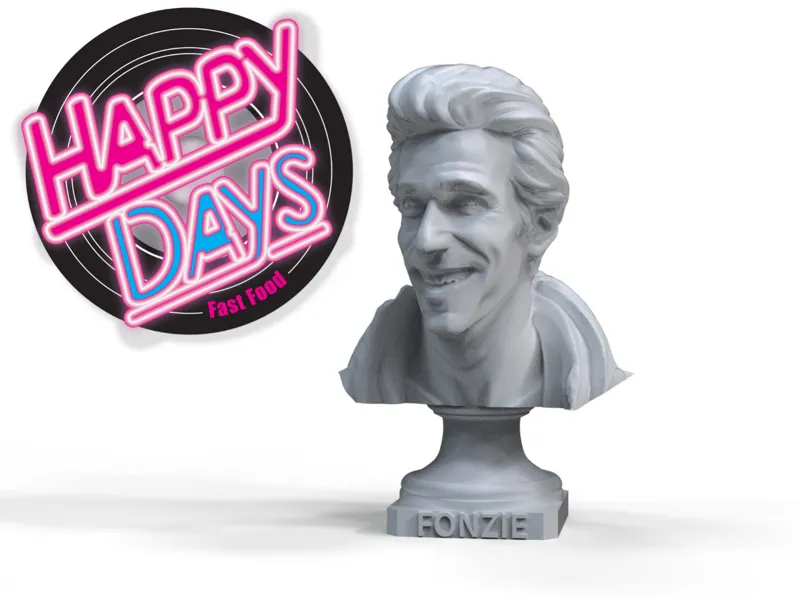Happy Days - Fonzies Bust 3d