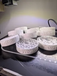 Labeled TPU Infill Test - Patterns & Density Plate - A1 Mini