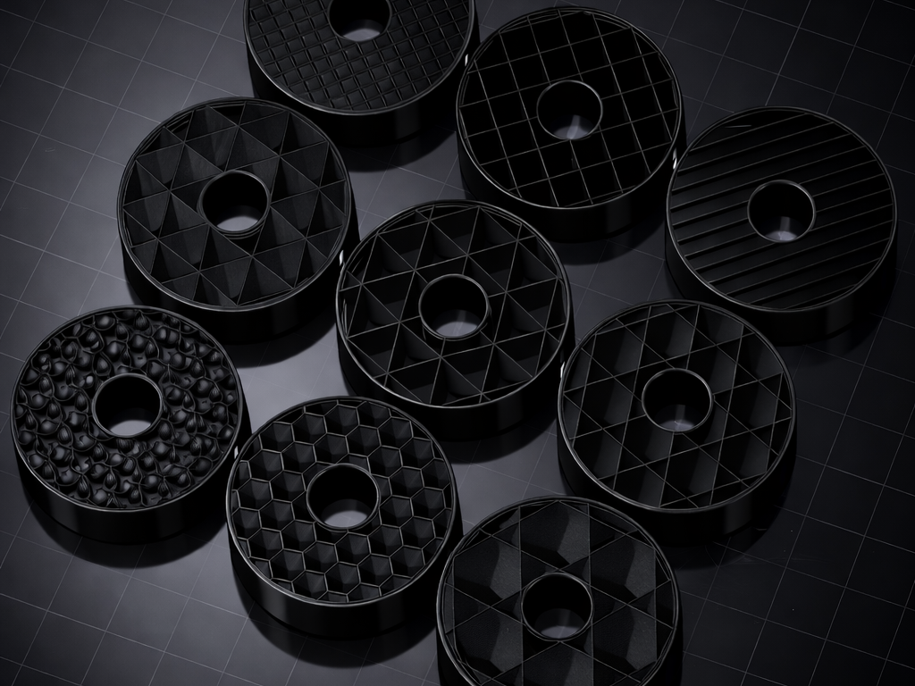 TPU 95A Infill Flex Test (Round) with Center Hole