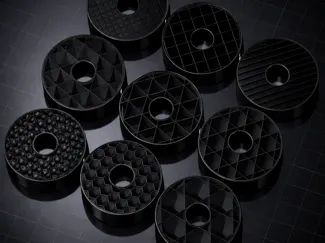 TPU 95A Infill Flex Test (Round) with Center Hole