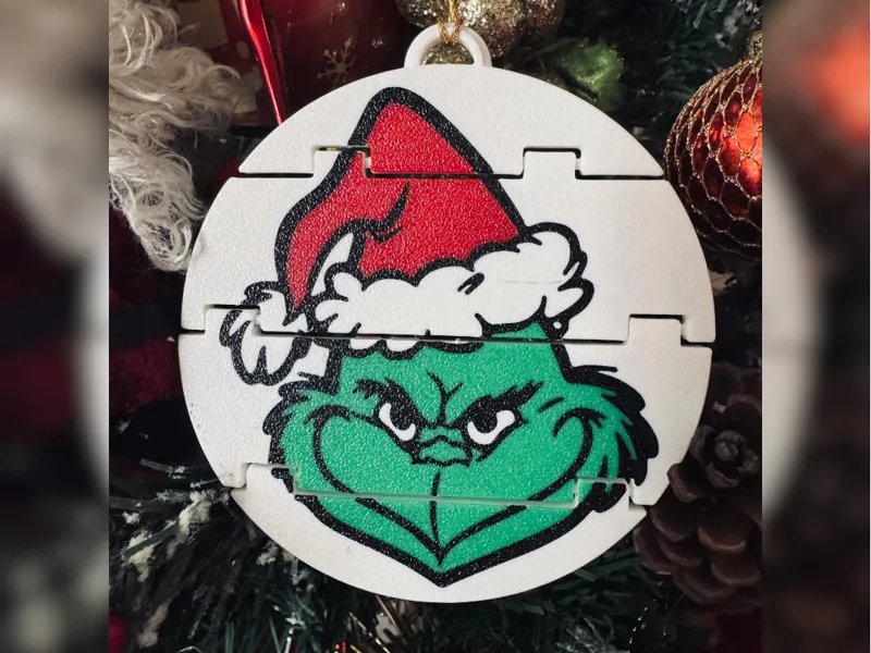 Palla di Natale Grinch pieghevole