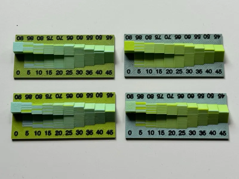 Color Mixing Test Slopes