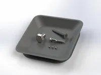 Screw and Hardware Tray 100mm x 100mm
