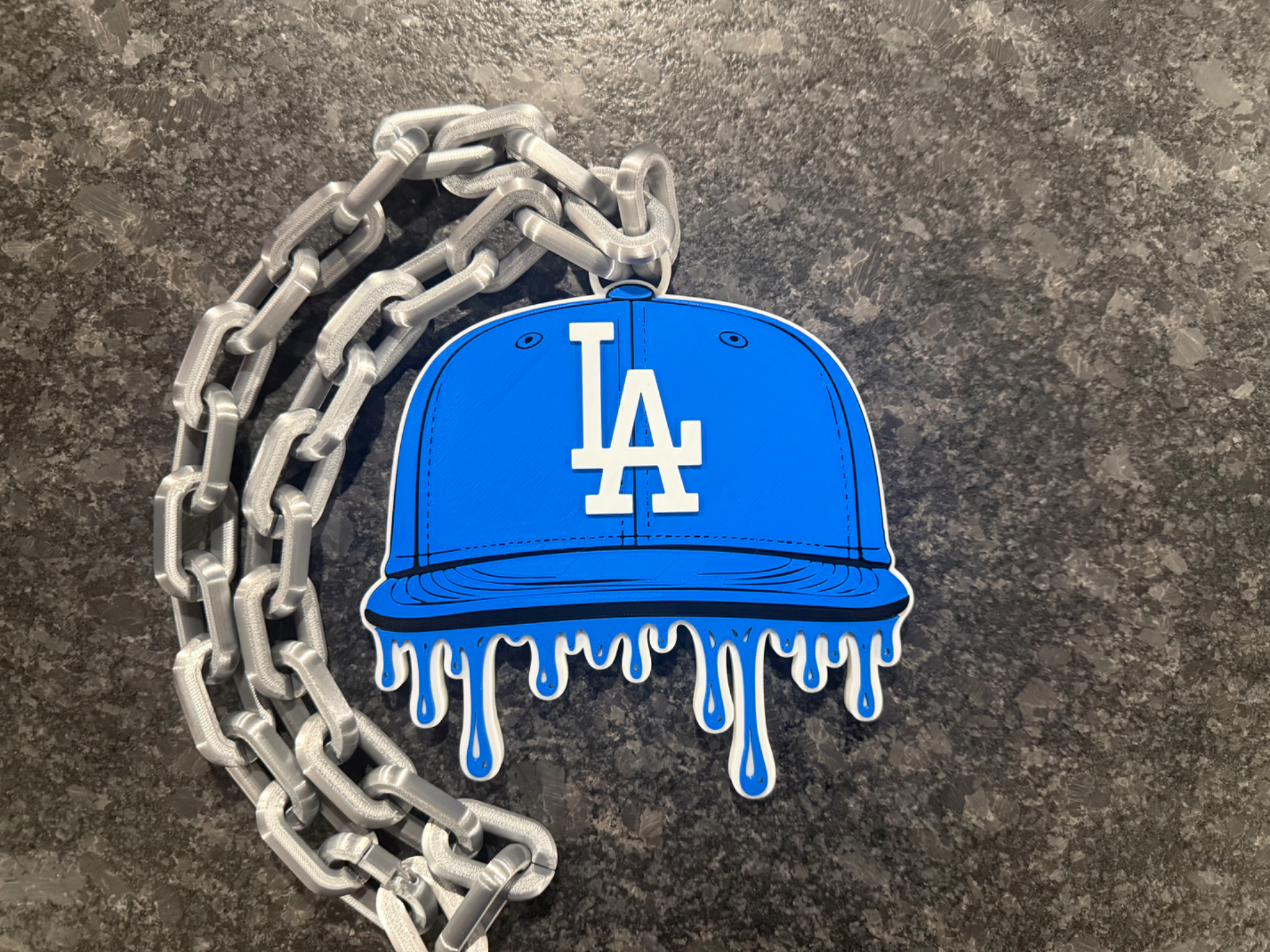 Los Angeles Dodgers Drip Cap Hype Chain