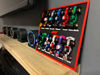 Display Frame for F1 Mini Cars
