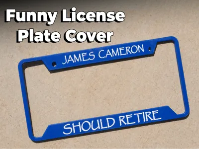 James Cameron Avatar License Plate Cover